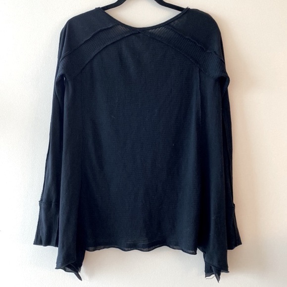 Free People We The Free Pacific Thermal in Black - Picture 9 of 11